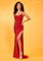 Prom Dresses Long Formal Prom Fitted Dress Red