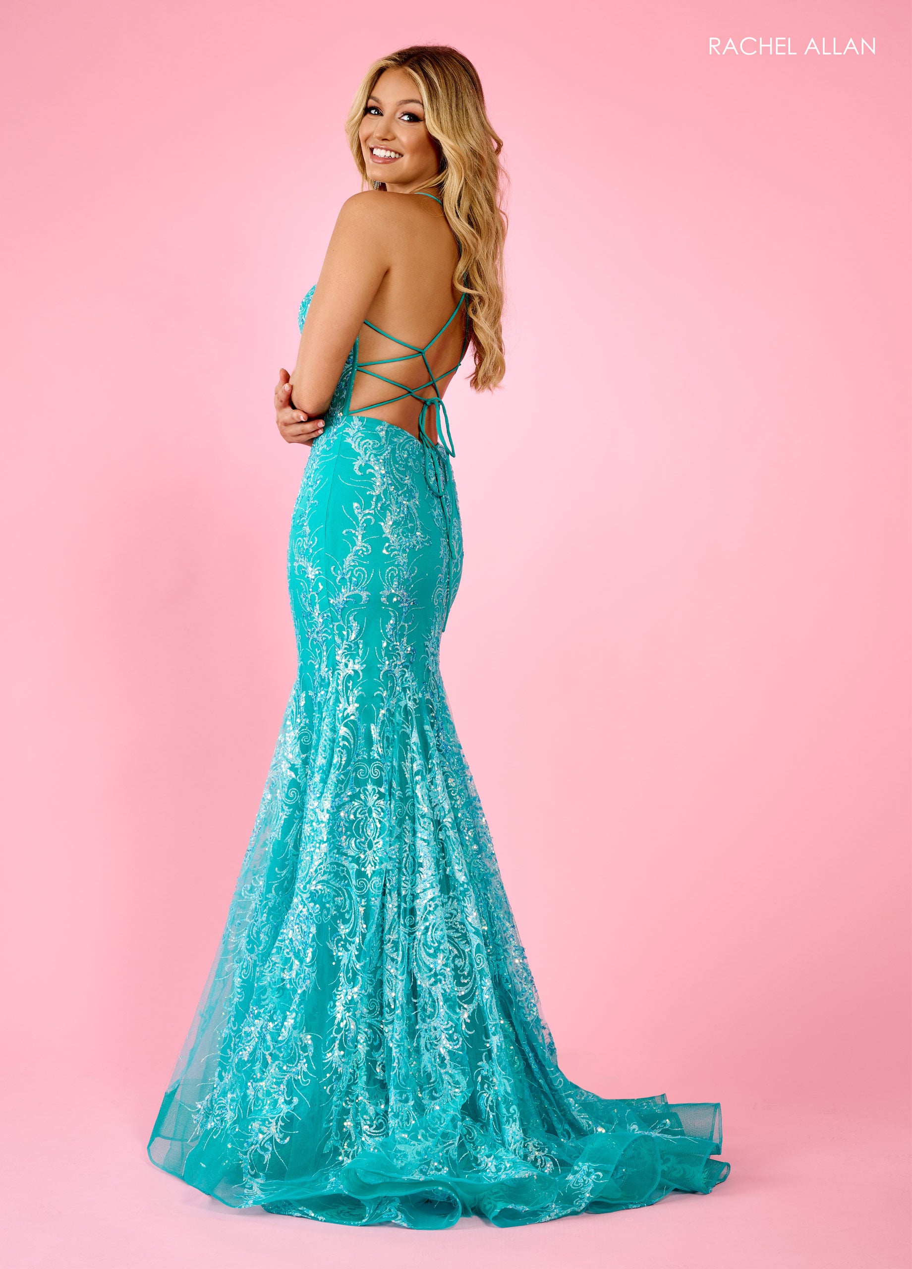 Rachel Allan 70491 Mermaid Fit Long Prom Dress