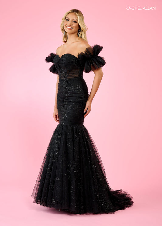 Prom Dresses Long Mermaid Formal Dress Black