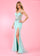Prom Dresses Long Formal Beaded Dress Mint