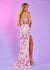 Prom Dresses Long Fitted Prom Dress Light Pink Multi