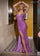 Prom Dresses Long Prom High Slit Dress Orchid