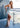 Prom Dresses Formal Beaded High Slit Long Dress Light Blue Nude