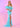 Prom Dresses Long Formal Detachable Sleeves Prom Dress Aqua Blue
