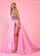 Prom Dresses Beaded Formal Prom Dress Pink Multi