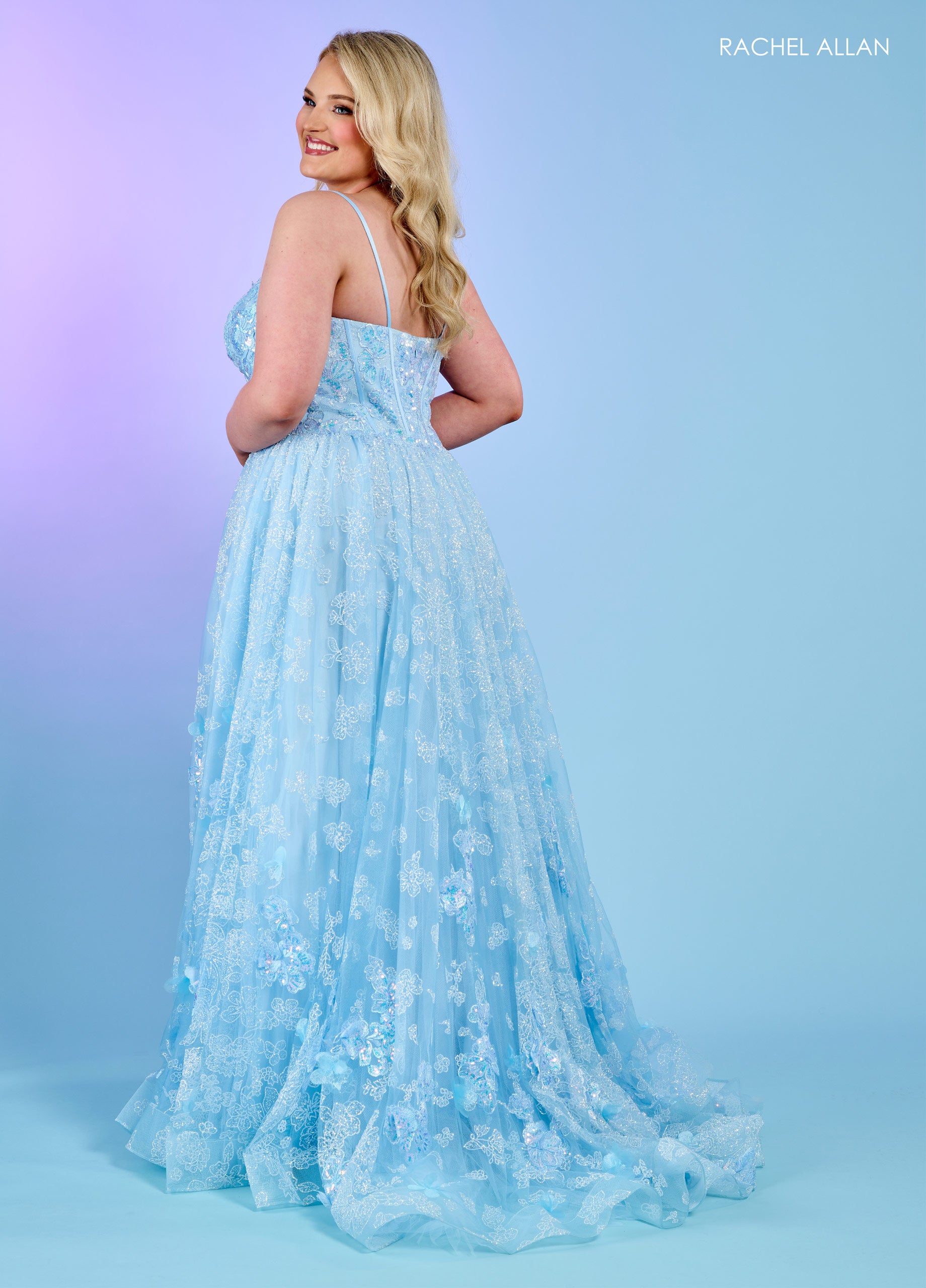 Rachel Allan 70557 Prom Long Appliques Formal Dress