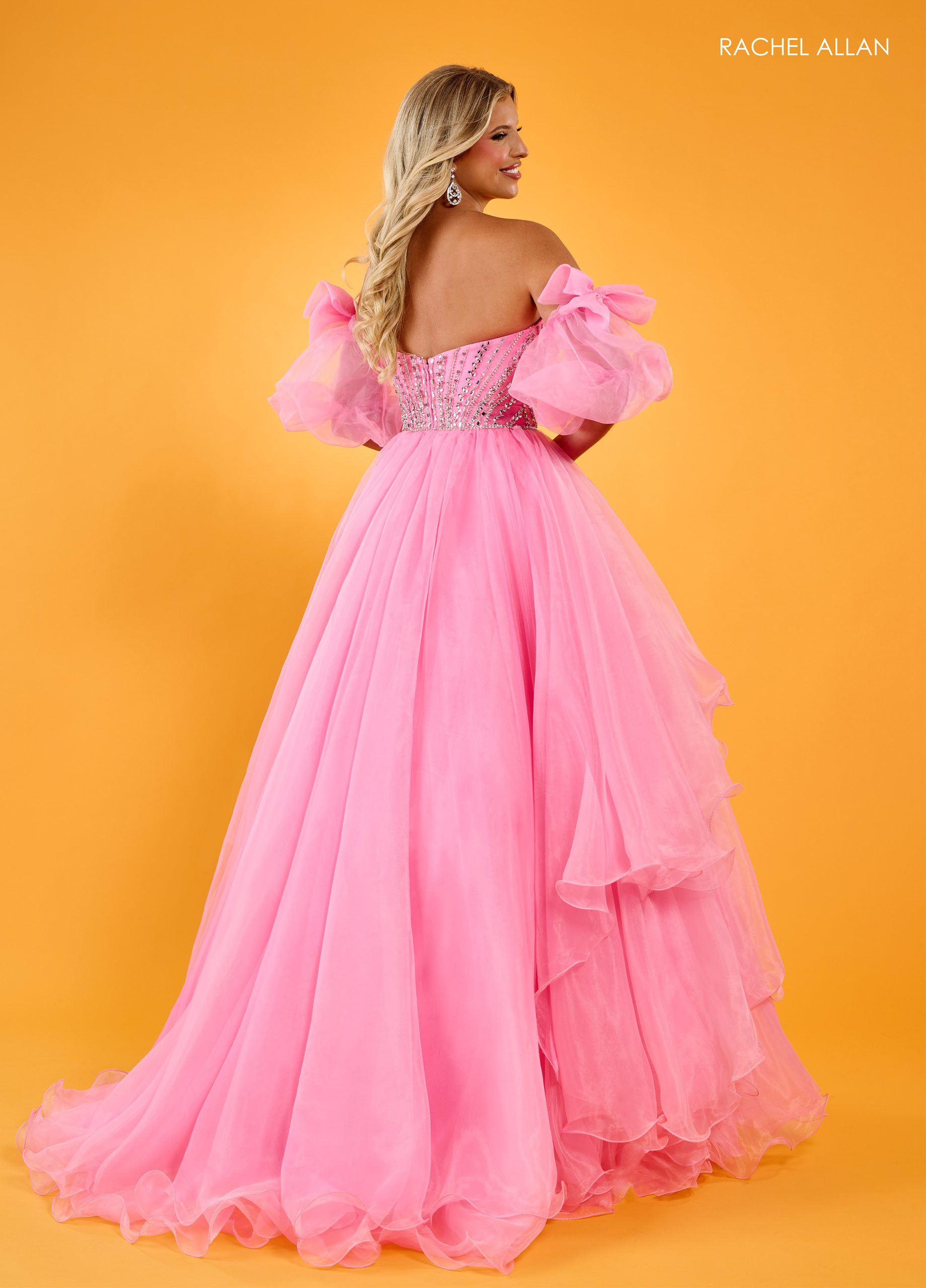 Rachel Allan 70570 Long Formal Layered Prom Dress