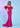 Prom Dresses Detachable Sleeve Prom Glitter Long Formal Dress Fuchsia