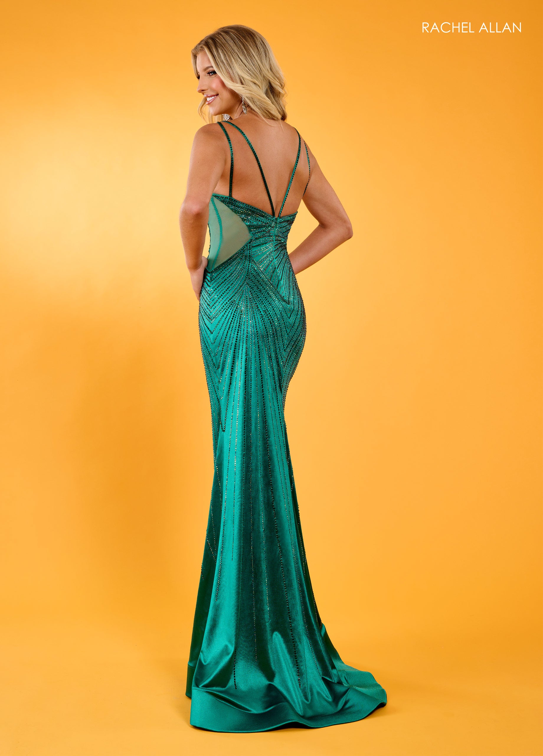 Prom Dresses Long Prom Beaded Formal Dress Emerald