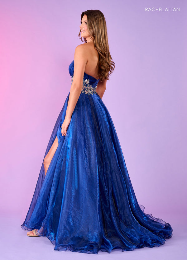 Prom Dresses Long Ball Gown Beaded Prom Dress Royal