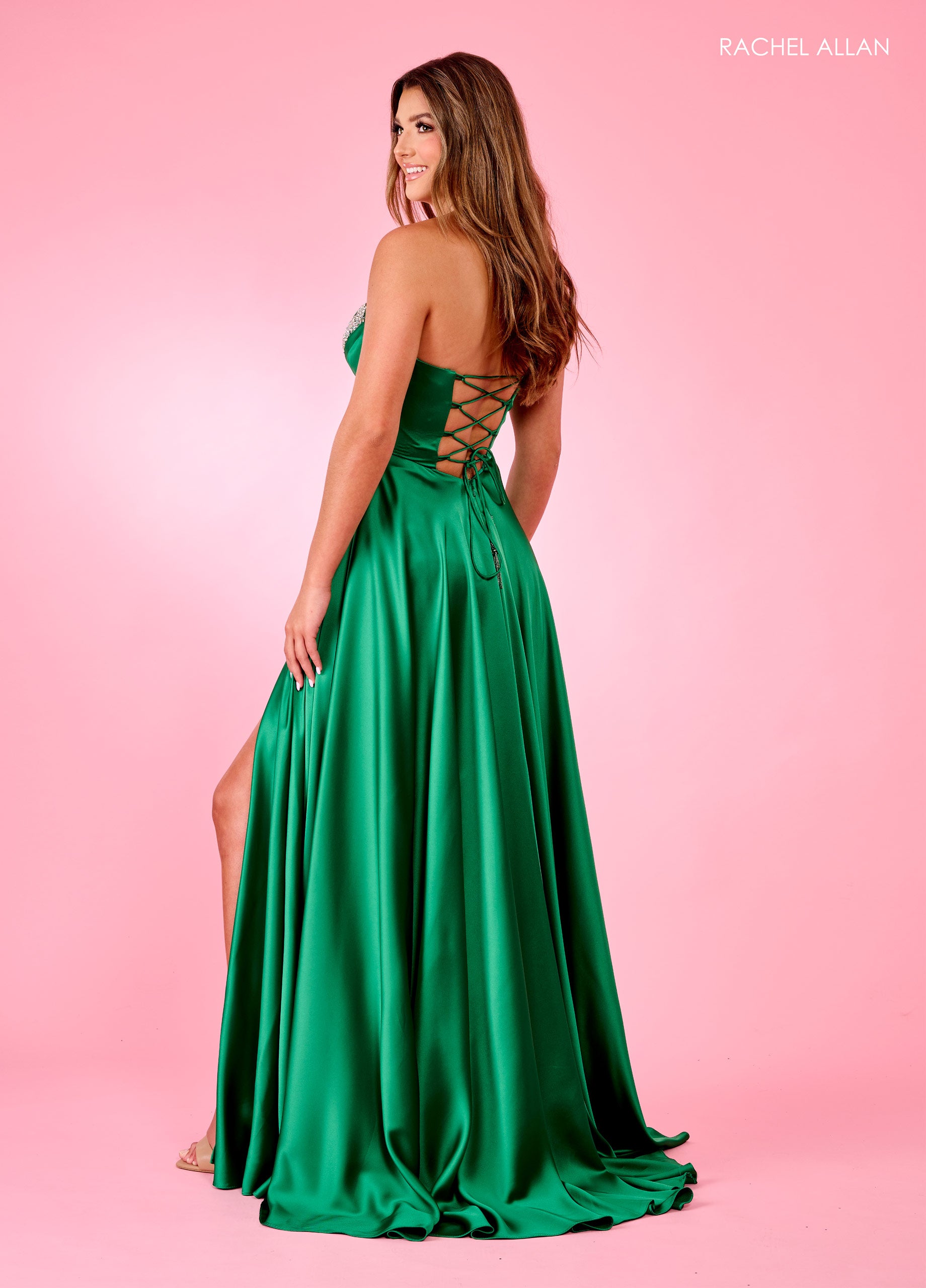 Rachel Allan 70664 Long Formal Beaded Prom Ball Gown