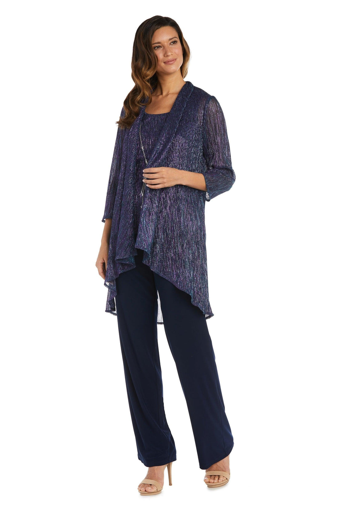 R&M Richards 3146 Long Floral Formal Pant Suit main image 1
