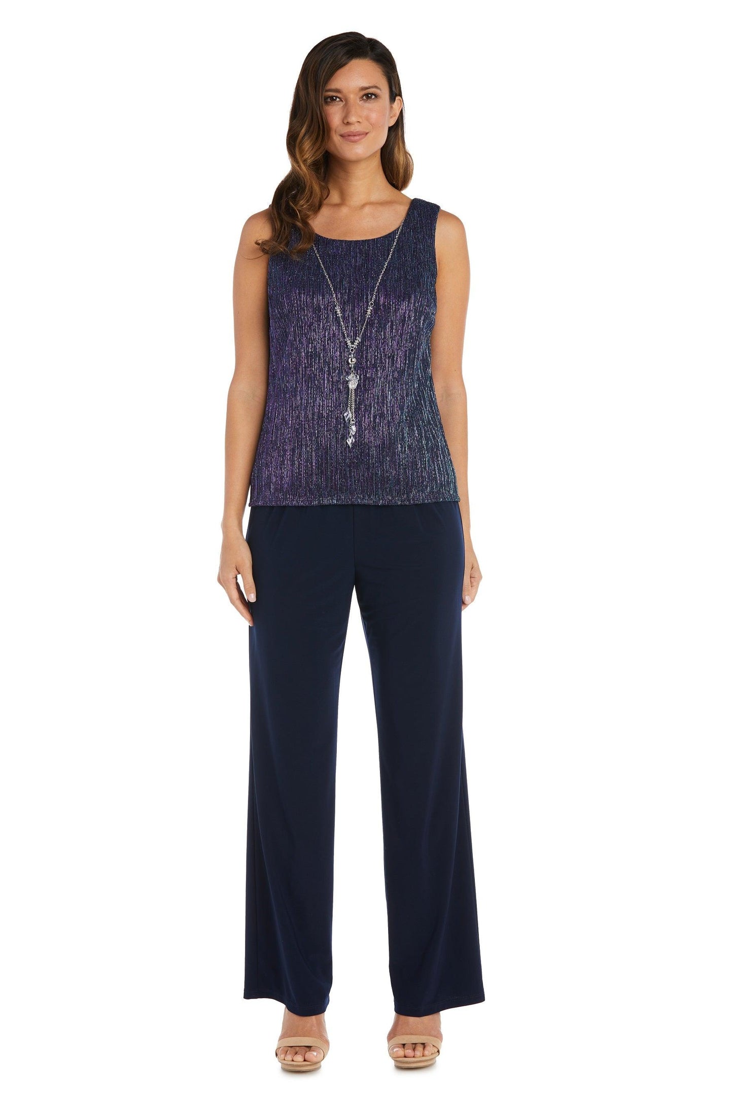 R&M Richards 7162P Formal Petite Pant Suit
