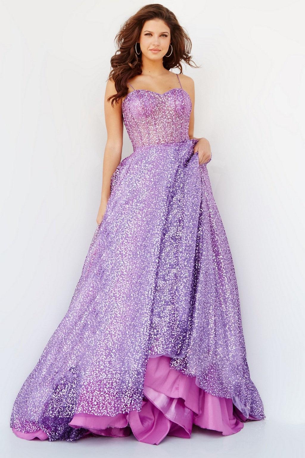 Jovani JVN07423 Long A-Line Evening Gown