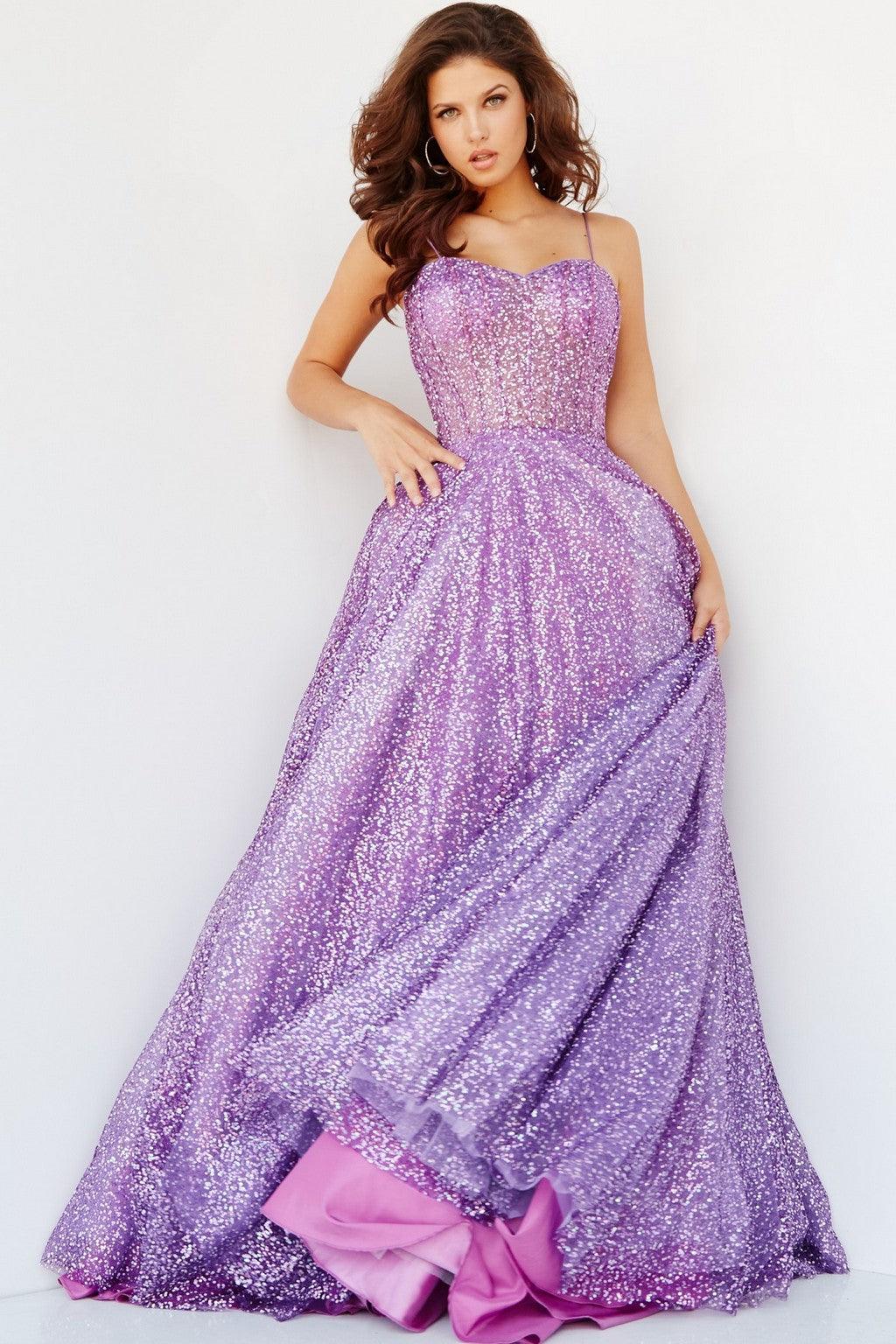 Jovani JVN07423 Long A-Line Evening Gown