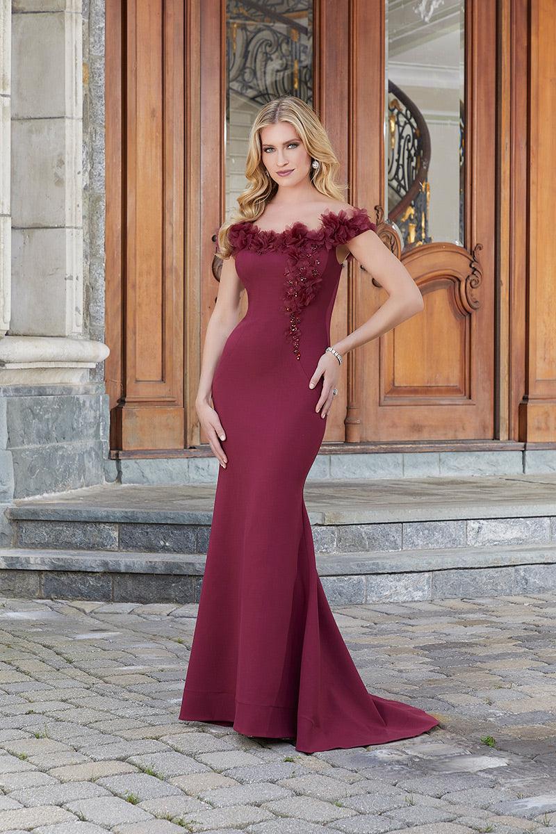 MGNY Madeline Gardner New York  72732 Long Fitted Evening Formal Dress