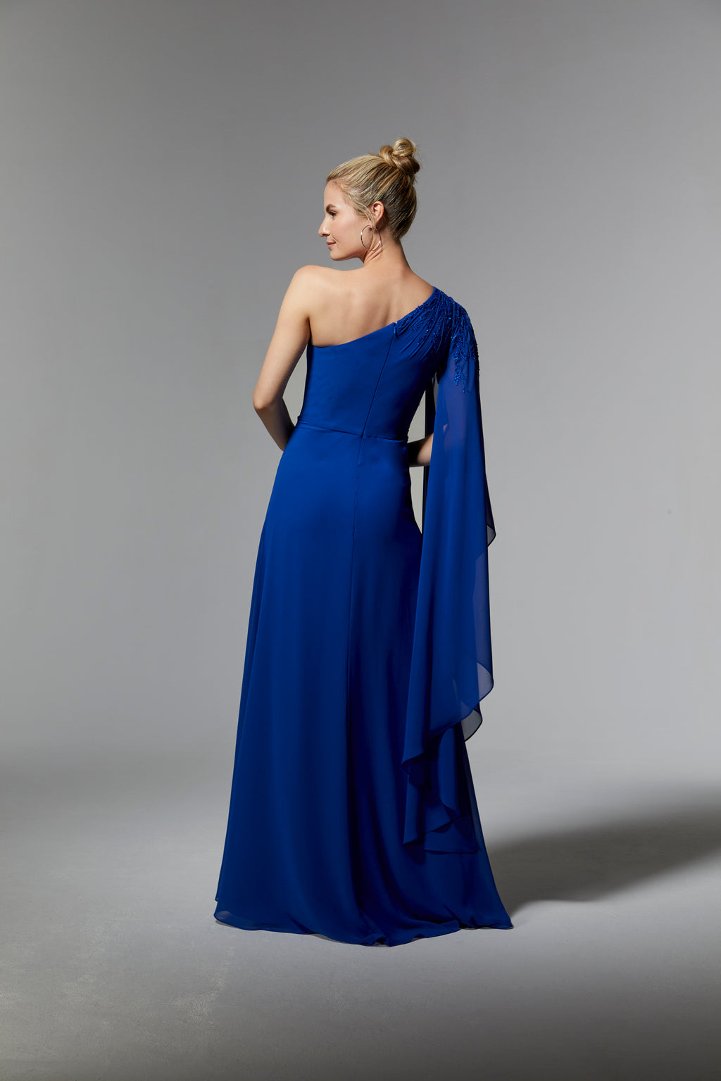 MGNY Madeline Gardner New York 72904 Long Beaded Formal Evening Dress