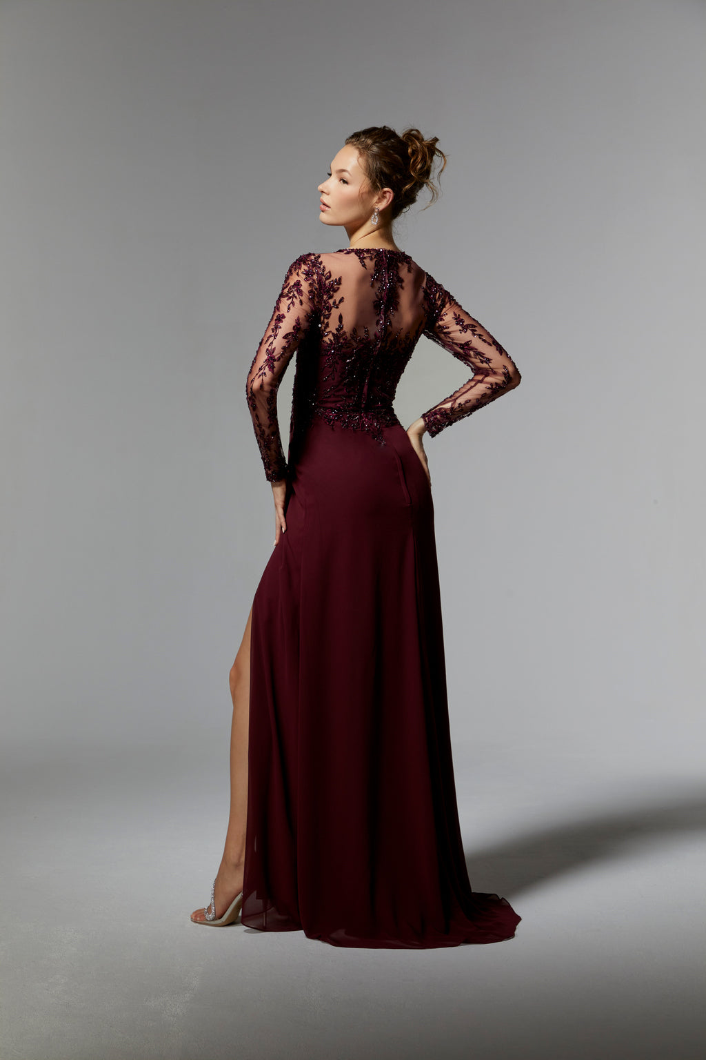 MGNY Madeline Gardner New York 72906 Long Sleeve Mother of the Bride Dress