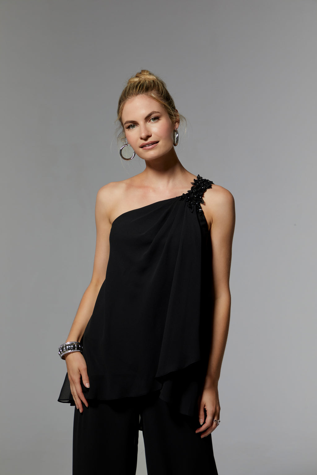 MGNY Madeline Gardner New York 72912 Long Formal Beaded Pant Suit