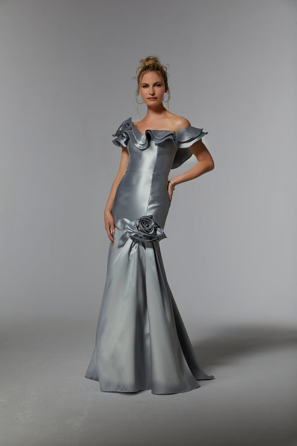 MGNY Madeline Gardner New York 72928 Long Formal Mermaid Evening Gown