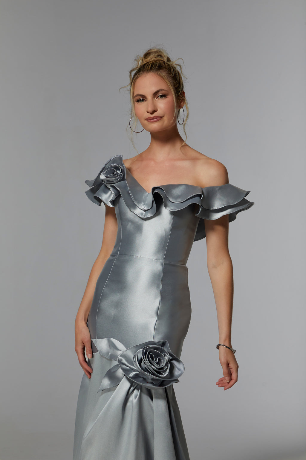 MGNY Madeline Gardner New York 72928 Long Formal Mermaid Evening Gown