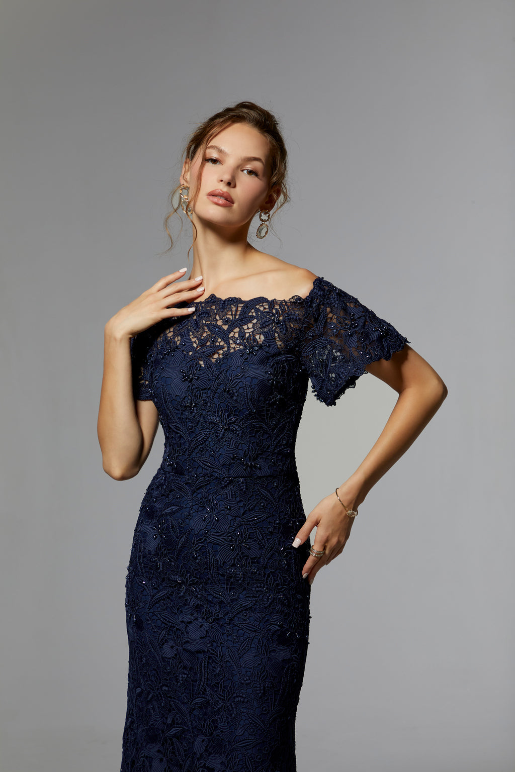 MGNY Madeline Gardner New York 72931 Mother of the Bride Long Formal Dress