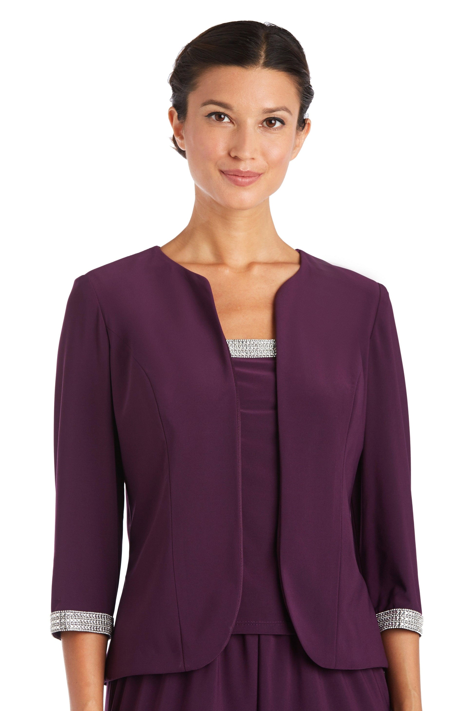 R&M Richards 7449P Formal Petite Pant Suit