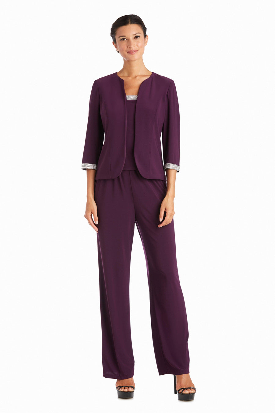 R&M Richards 7449P Formal Petite Pant Suit