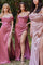 Prom Dresses Long Off Shoulder Evening Gown Mauve Rose