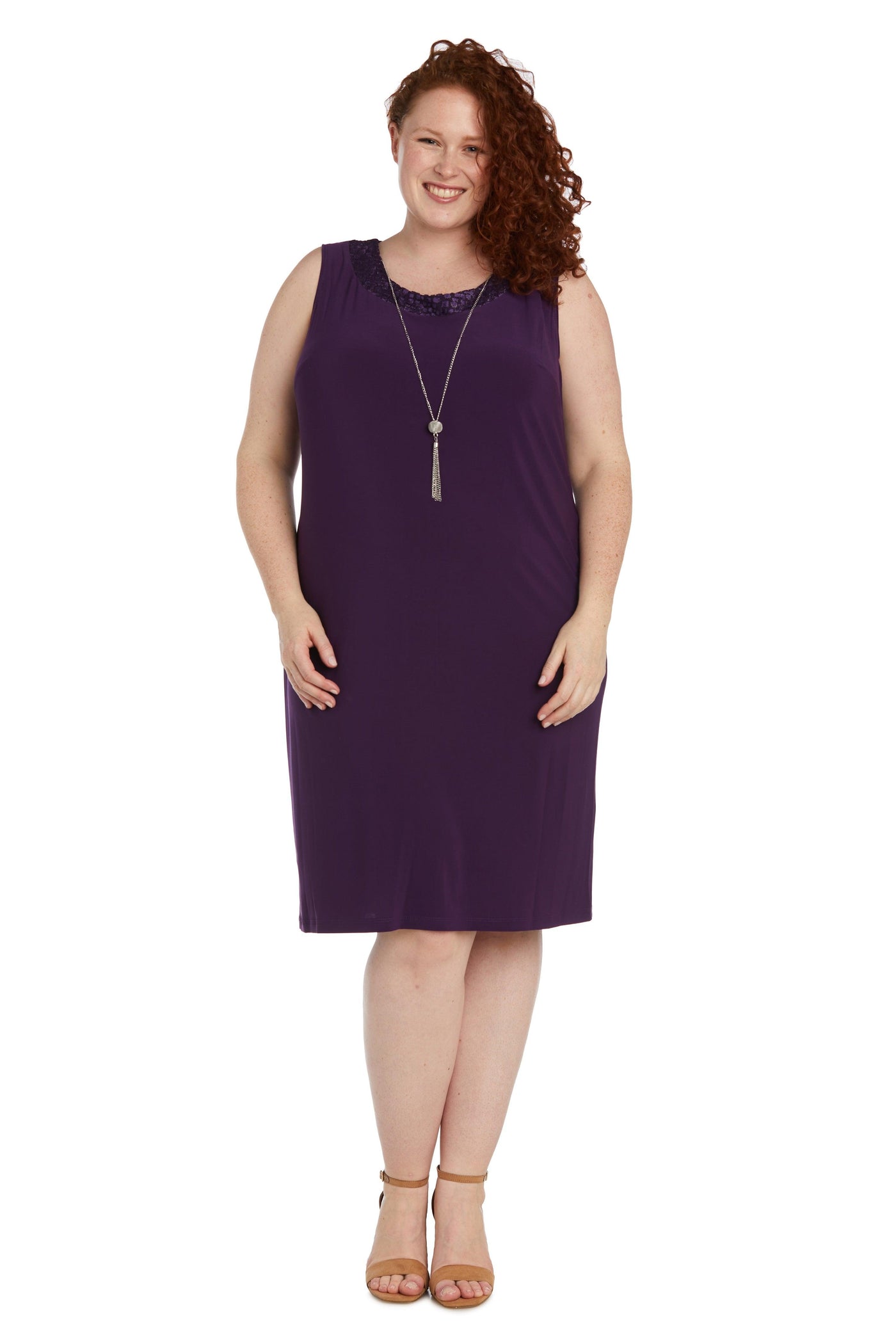 R&M Richards 7597W Short Plus Size Jacket Dress