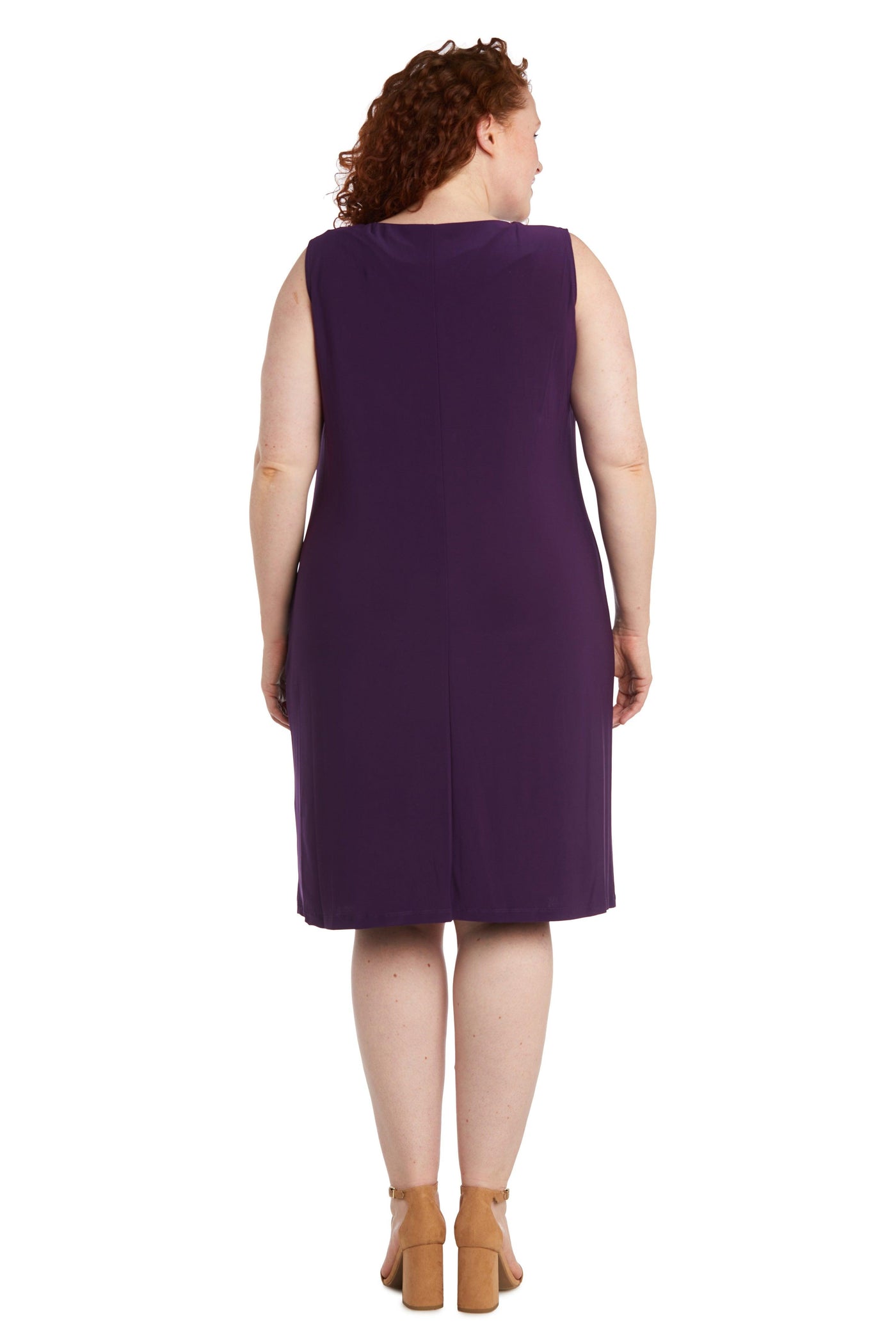 R&M Richards 7597W Short Plus Size Jacket Dress