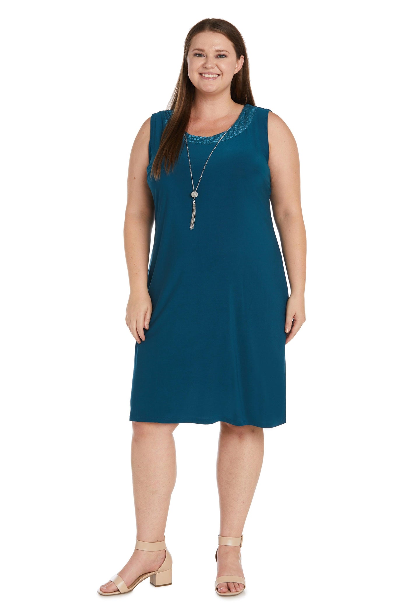 R&M Richards 7597W Short Plus Size Jacket Dress
