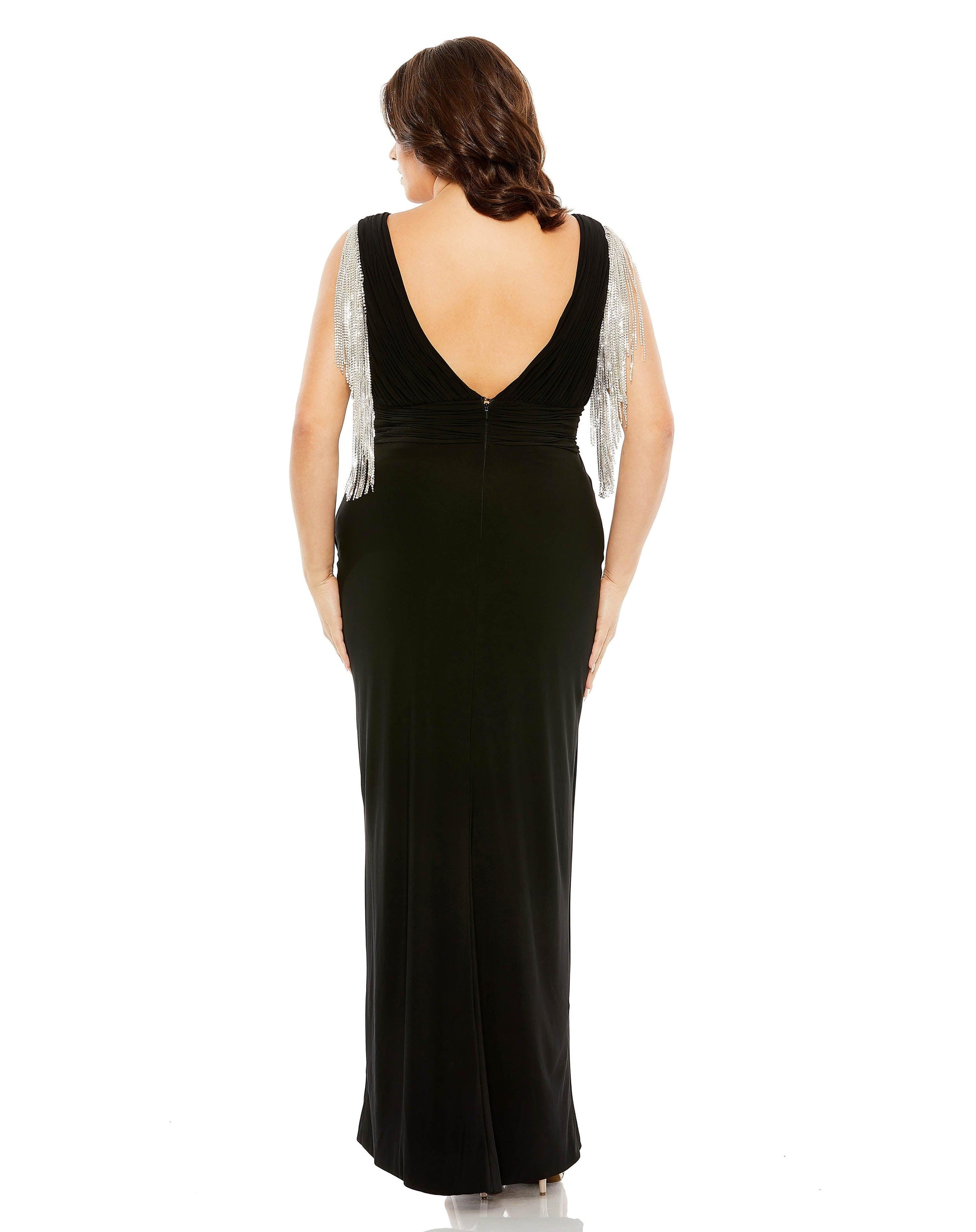 Mac Duggal 76990 Fabulouss Plus Size Long Formal Dress