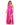 Plus Size Dresses Plus Size Long Formal Pleated Dress Hot Pink