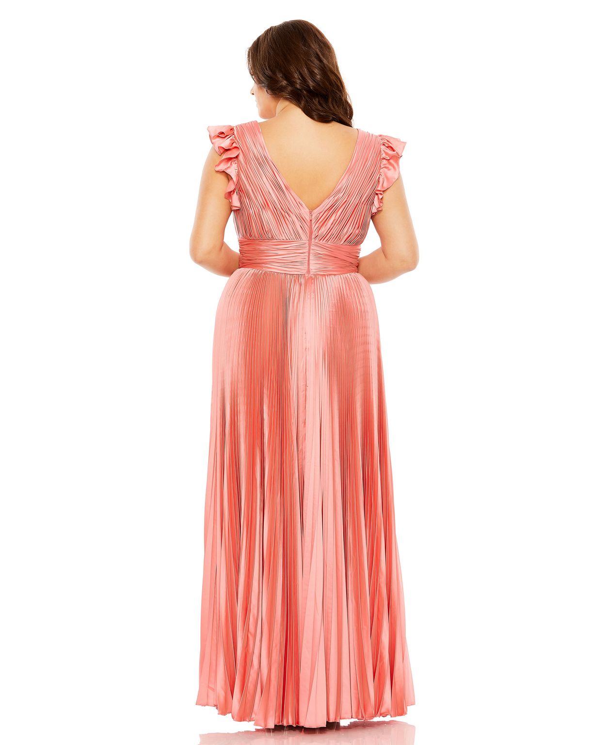 Mac Duggal 77006 Pleated Plus Size Formal Dress