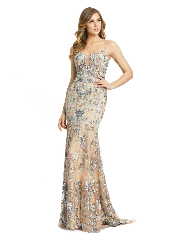 Prom Long Spaghetti Strap Formal Dress Spaghetti Straps Mac Duggal 79313