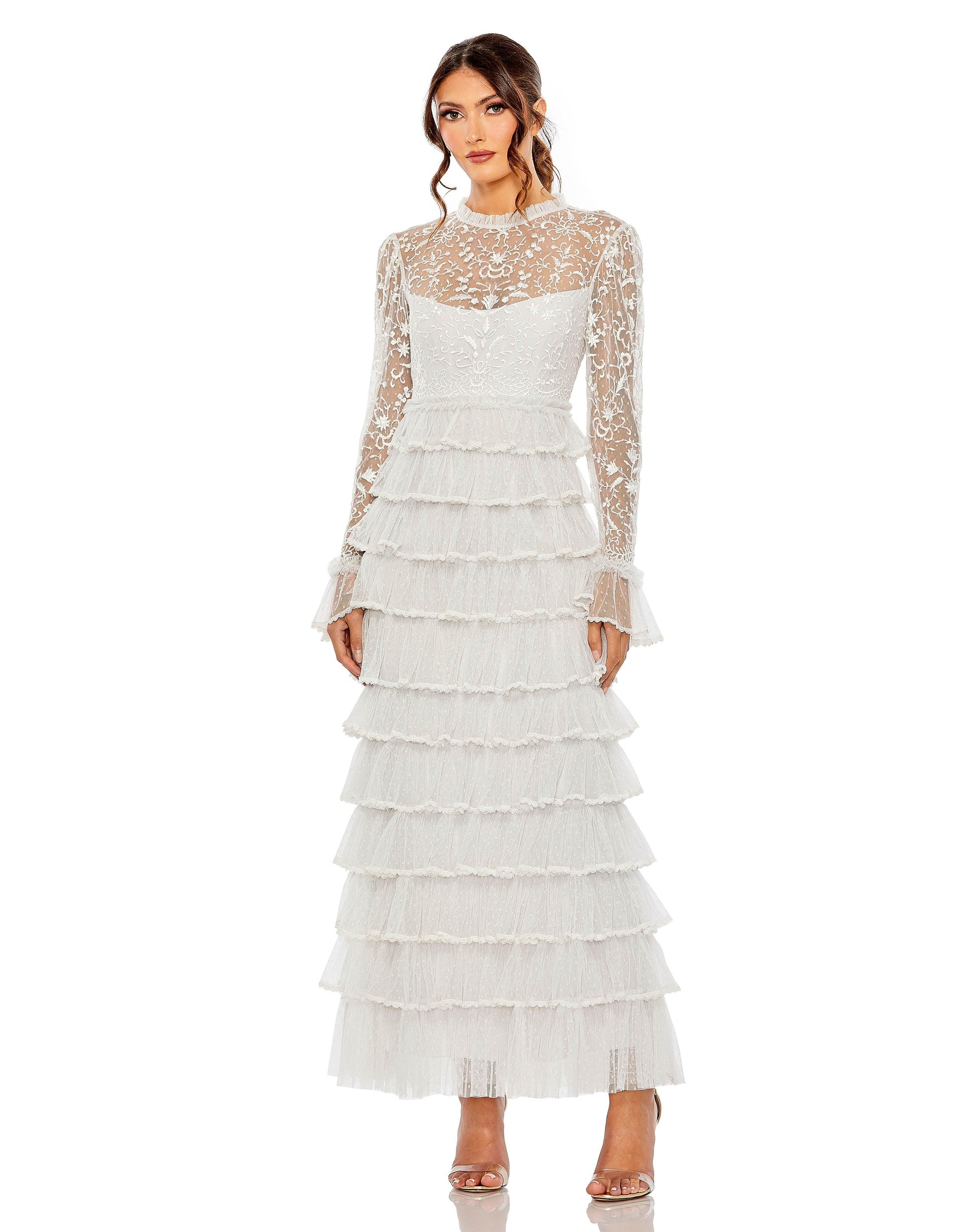 Mac Duggal 8003 Long Sleeve Formal Dress