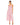 Formal Dresses Sleeveless Floral Tea Length Formal Dress Pink Multi 