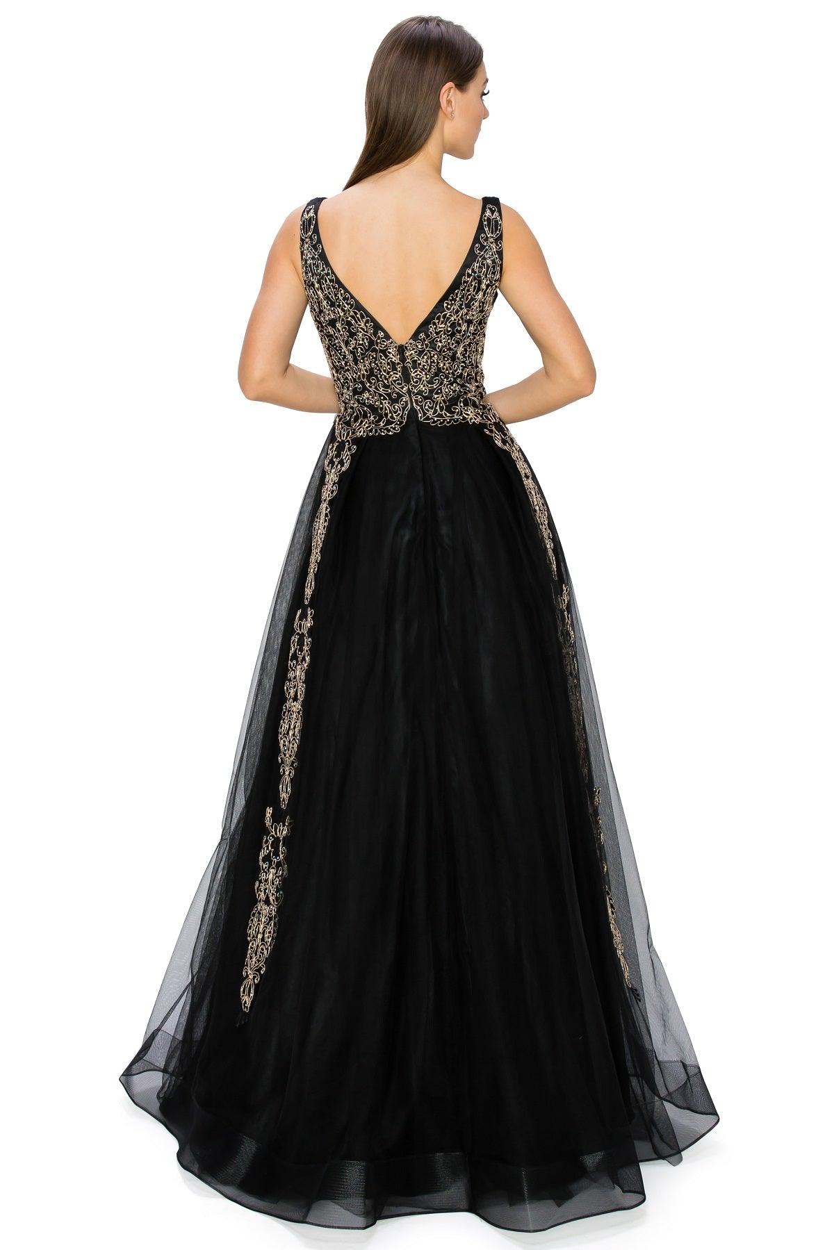 Cinderella Couture CC8029J Sleeveless Embellish Prom Dress