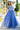Cinderella Couture CC8042J Strapless A Line Glittered Tulle Gown Smoky Blue