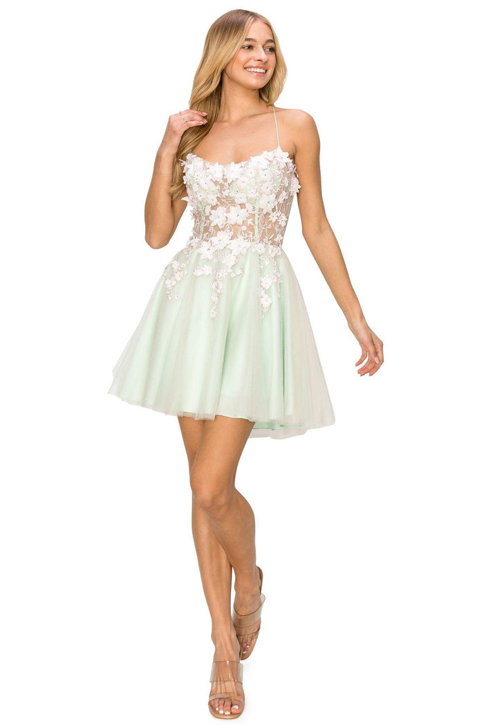 Cocktail Dresses Homecoming Short Cocktail Junior Dress Sage