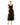Cocktail Dresses Ruffle Cap Sleeve Embellished Tiered Midi Dress Black