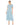 Formal Dresses Short Sleeve Chiffon Tea Length Formal Dress French Blue