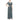 Formal Dresses Long Formal V Neck Empire Waist Dress Black/Seafoam