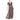 Formal Dresses Long Formal V Neck Empire Waist Dress Maroon