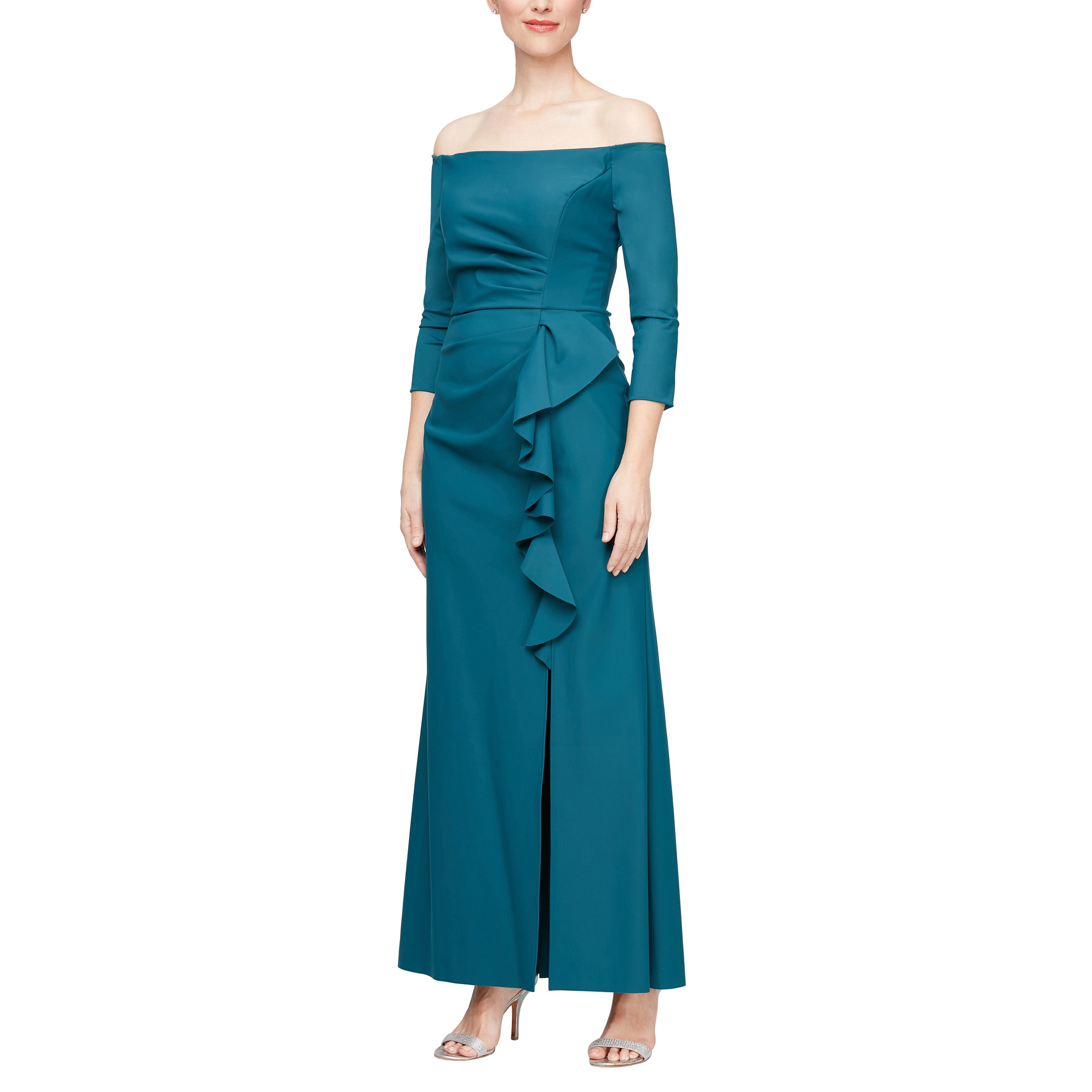 chinese dress ladies Alex Evenings 8134325 Long Formal Mother of the Bride Dress – The Dress  Outlet