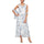 Formal Dresses Tea Length Printed Dress Ivory Multi