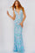 Prom Dresses Long Sleeveless Formal Prom Gown Light Multi Blue