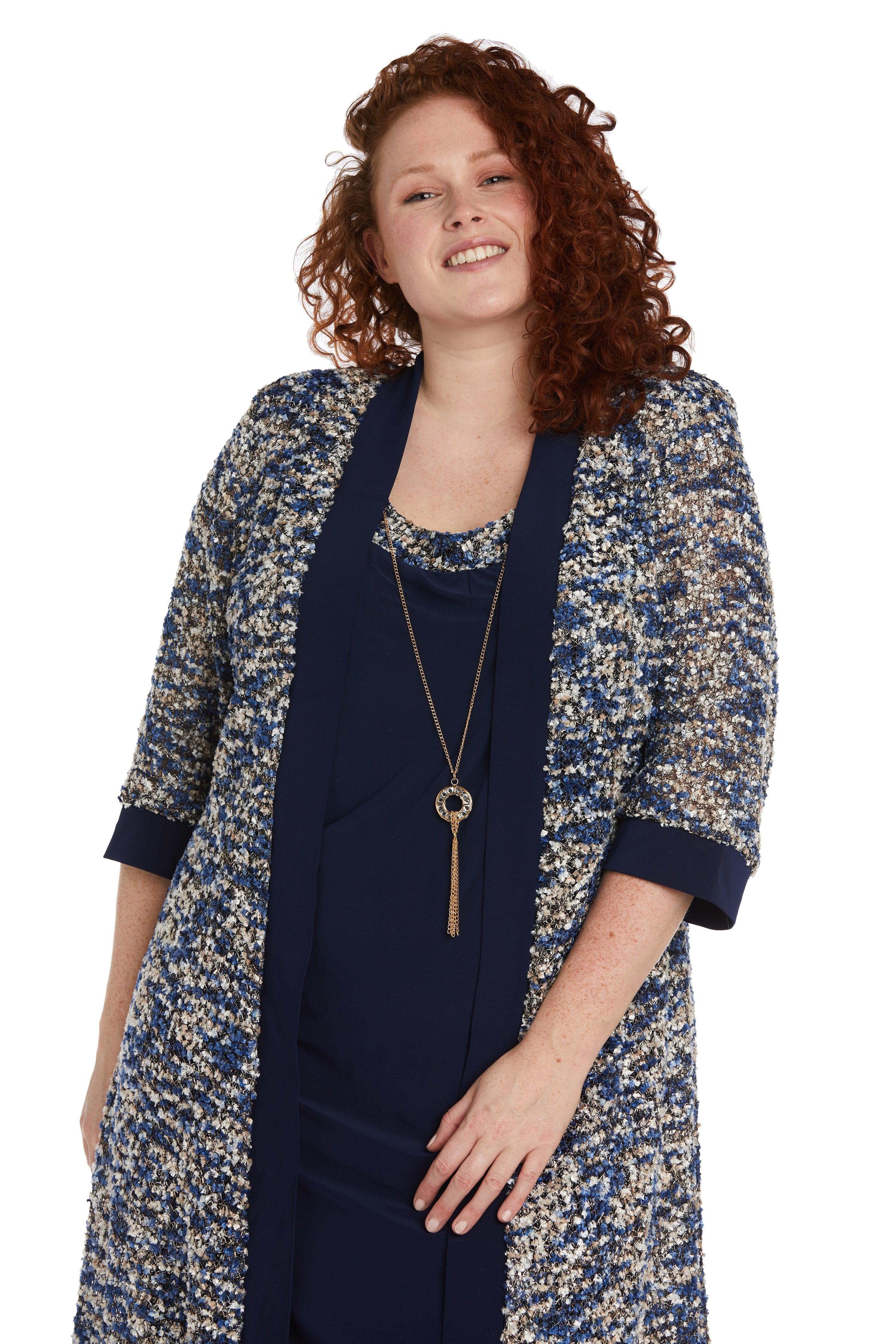 R&M Richards 9045W Short Plus Size Jacket Dress