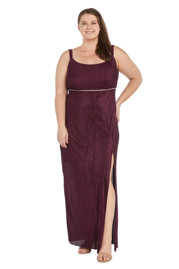 R&M Richards 9048W Long Plus Size Formal Jacket Dress